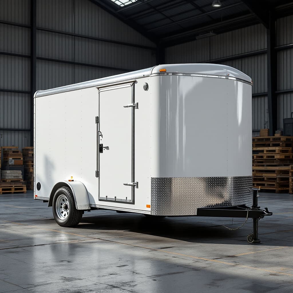Steelhaul 5x8 Enclosed Cargo Trailer, 2,990 GVWR