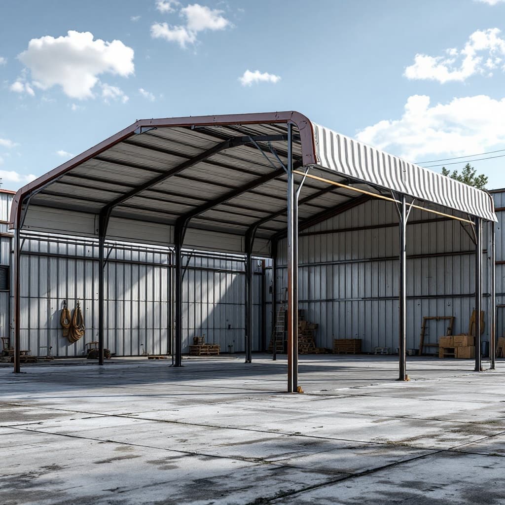 Steelhaul 20x20 A-Frame Vertical Roof Carport