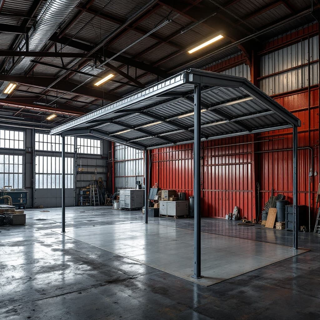 Steelhaul 24x26 Enclosed Metal Garage