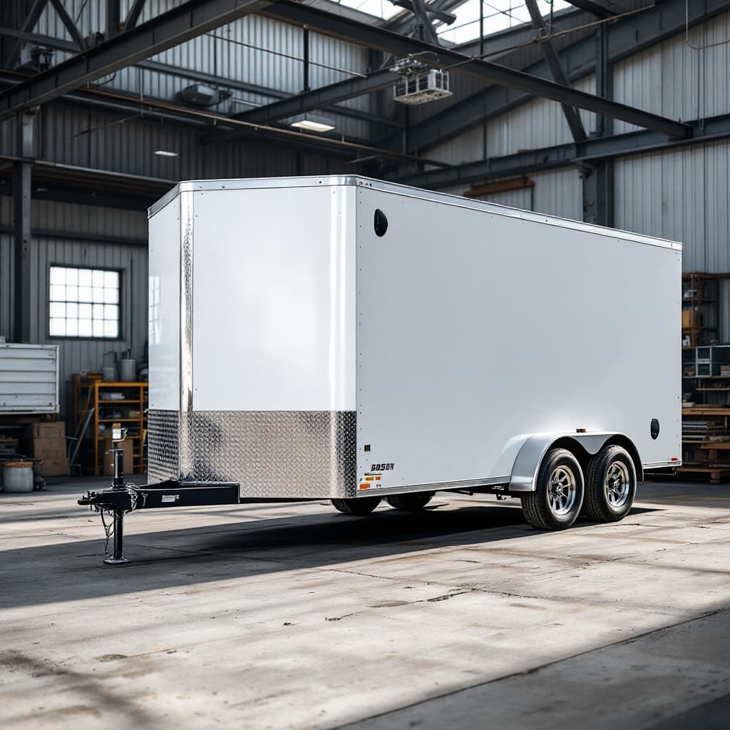 Steelhaul 7x14 Tandem-Axle Enclosed Cargo Trailer, 7,000 GVWR