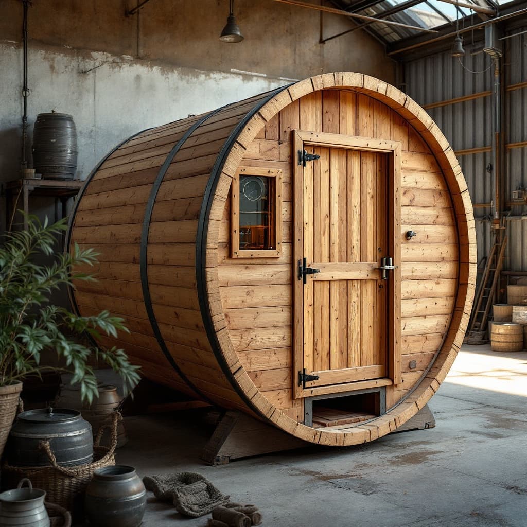 Steelhaul 2-Person Cedar Barrel Sauna