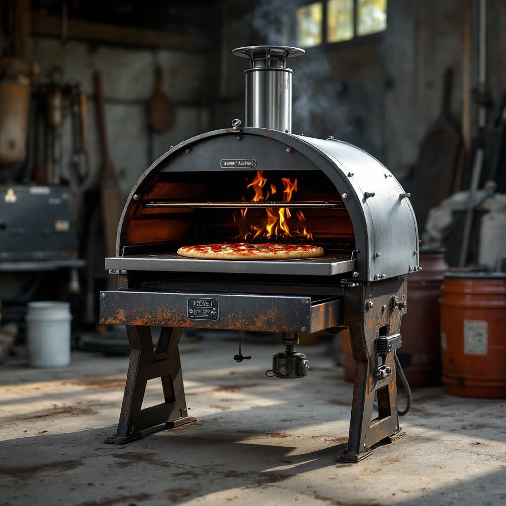 Steelhaul 14-Inch Pizza Oven Accessory - 20,000 BTU