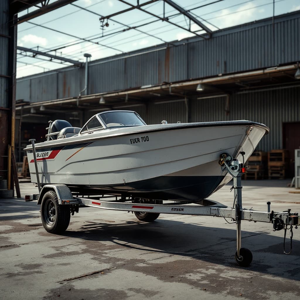 Steelhaul Roller/Bunk Boat Trailer, 22-24ft, 7,000 GVWR