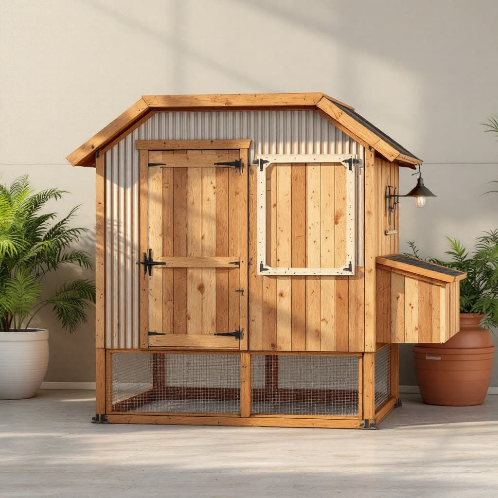 Steelhaul Defender Chicken Coop, Holds 4-6 Chickens