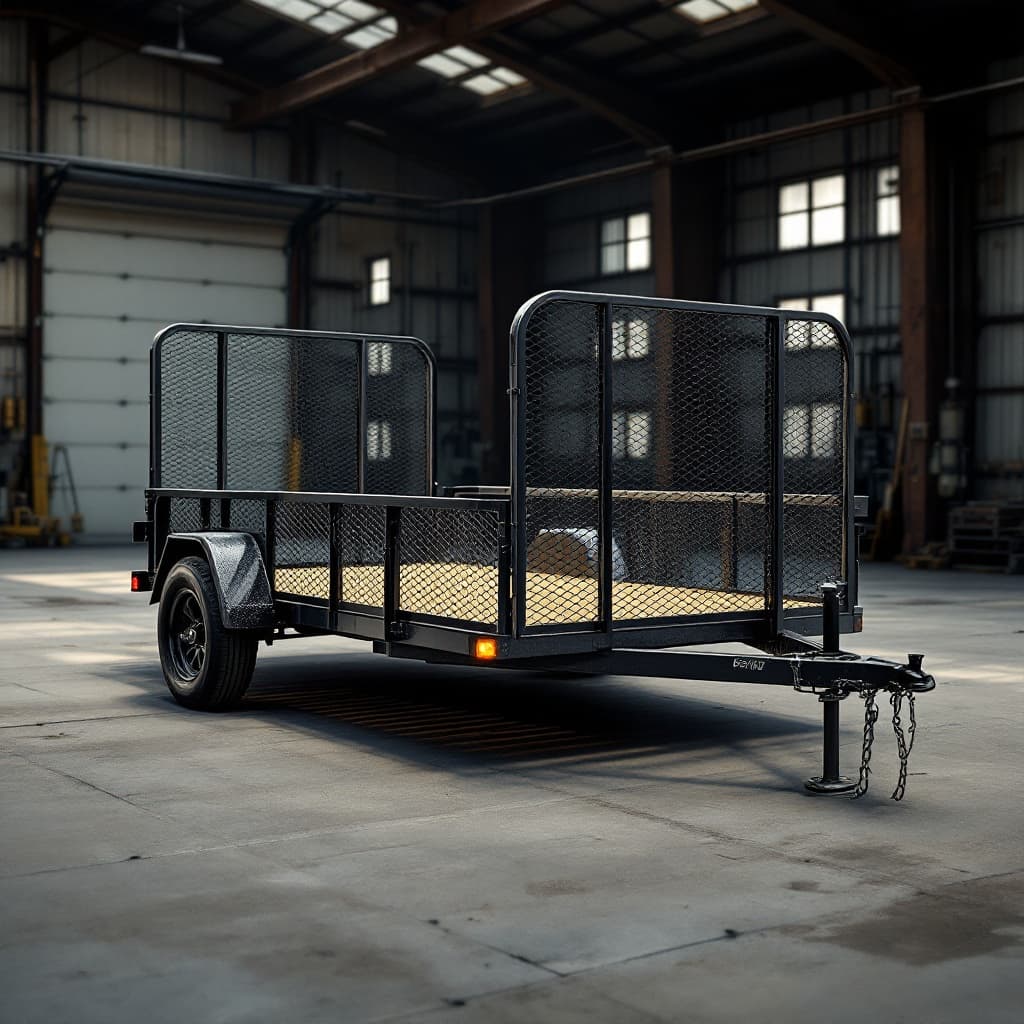 Steelhaul 6x12 Tube-Top Utility Trailer, 7,000 GVWR