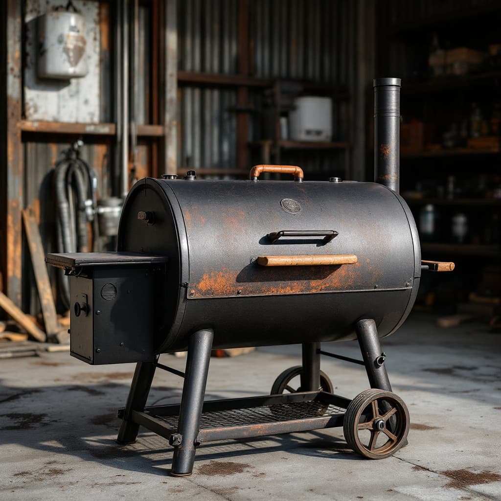Steelhaul Wood Pellet Smoker & Grill Combo - 572 Sq In Cooking Area