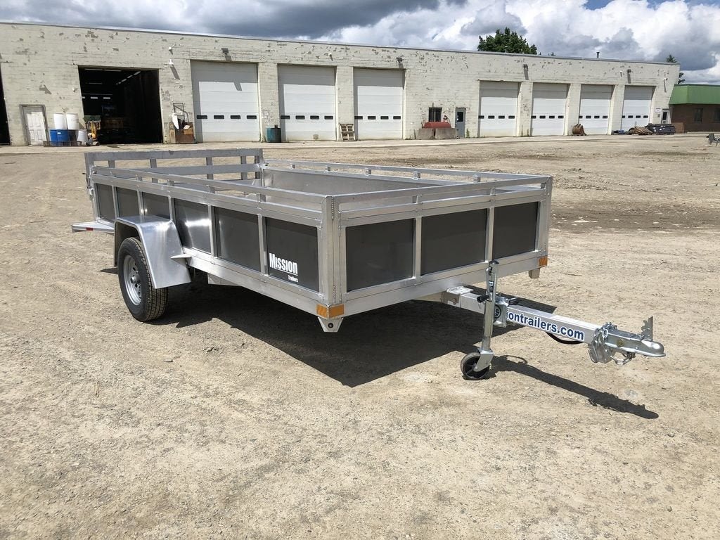 2022 Mission Trailers 6ร12 Aluminum Open Utility w/Integrated Rear Ramp
