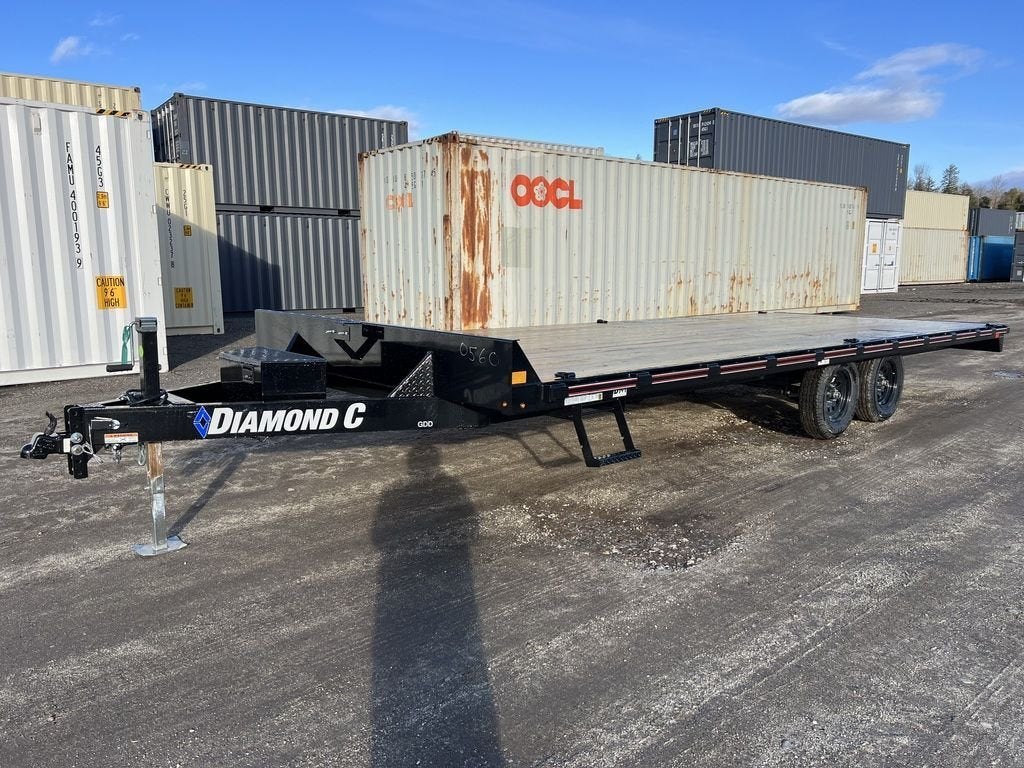 2024 Diamond C 8.5×22 7K Deckover Trailer w/Slide-In Ramps
