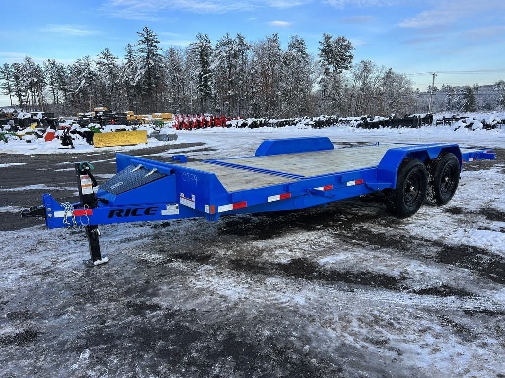 2024 Rice Trailers 7ร20 14K Partial Tilt Deck Equipment w/Spare Mount