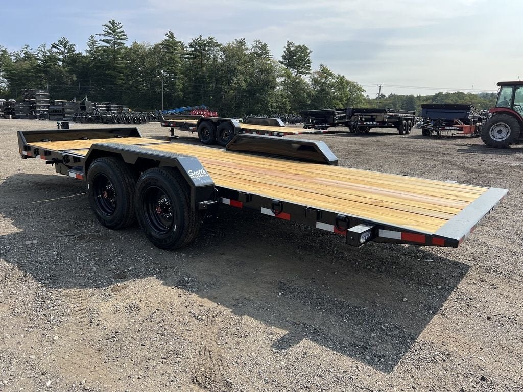 2024 Rice Trailers 7ร20 16K Tilt Deck Equipment w/Spare Mount