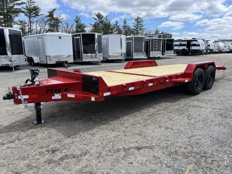 2024 Rice Trailers 7ร22 16K Tilt Deck Powder Coat Equipment w/Toolbox