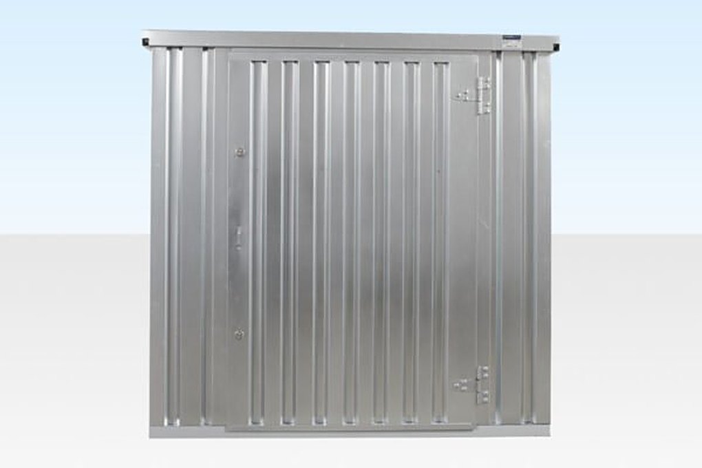3M X 2.1M Flat Pack Storage Container – Galvanised