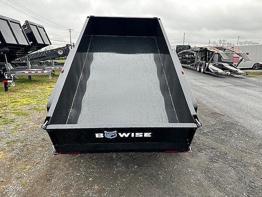 BWise 5 x 10 Low Profile Dump Trailer โ Spreader Gate