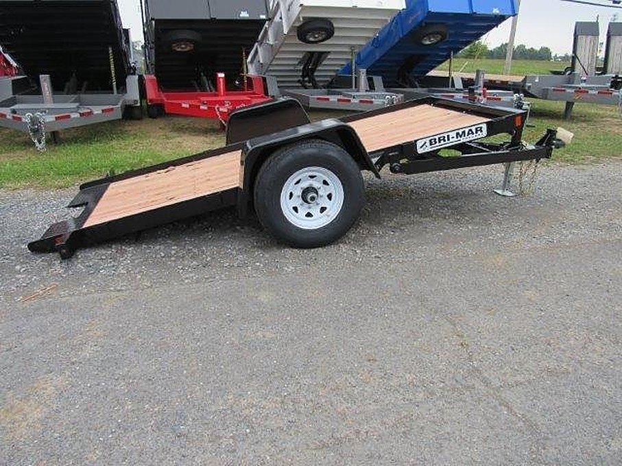BWise 5 x 12 Equipment Trailer โ Single Axle Tilt-Deck