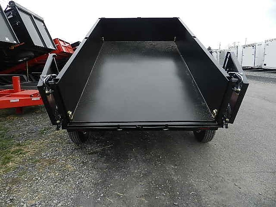 BWise 6 x 10 Low Profile Dump Trailer โ Combo Gate & Ramps