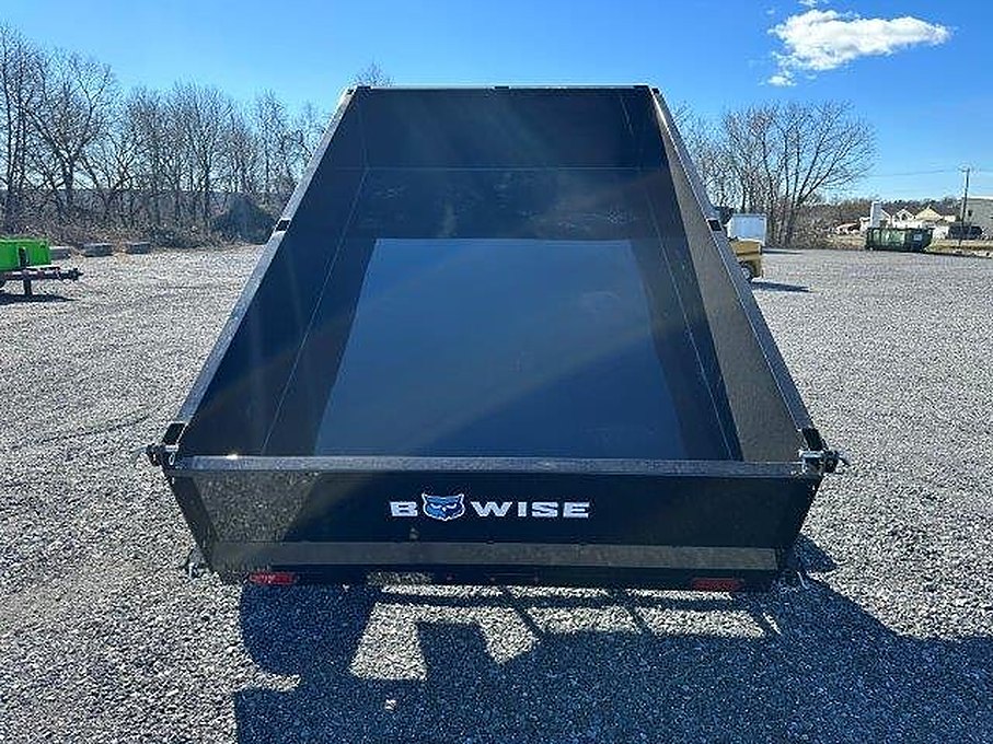 BWise 6 x 10 Low Profile Dump Trailer โ Spreader Gate
