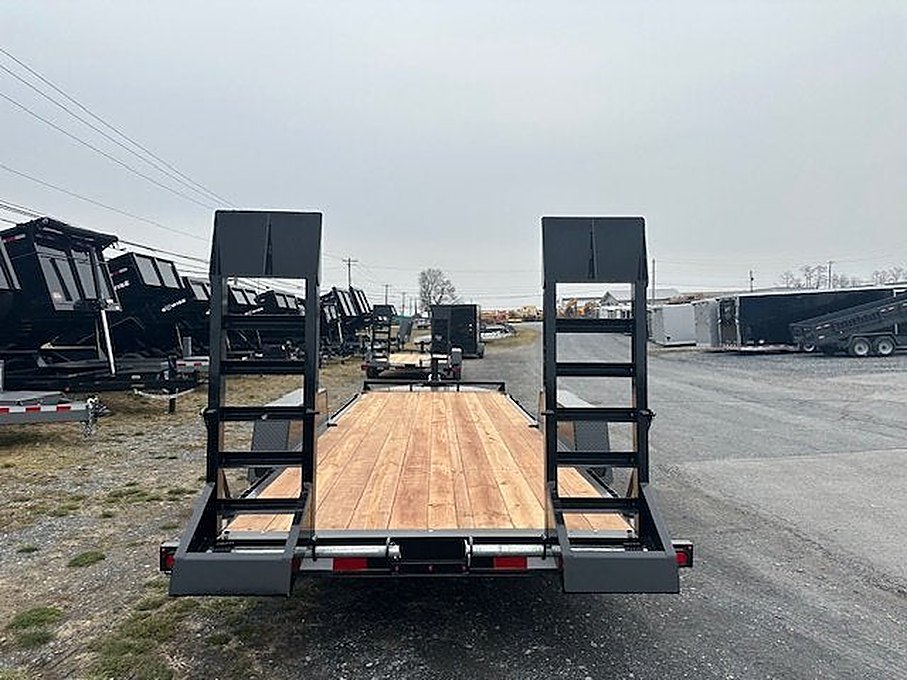 BWise 7 x 20 Heavy Duty Equipment Trailer โ Ladder Ramps