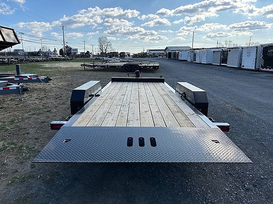 CAM Superline 7 x 18 Gravity Tilt Equipment Trailer โ 8K Axles