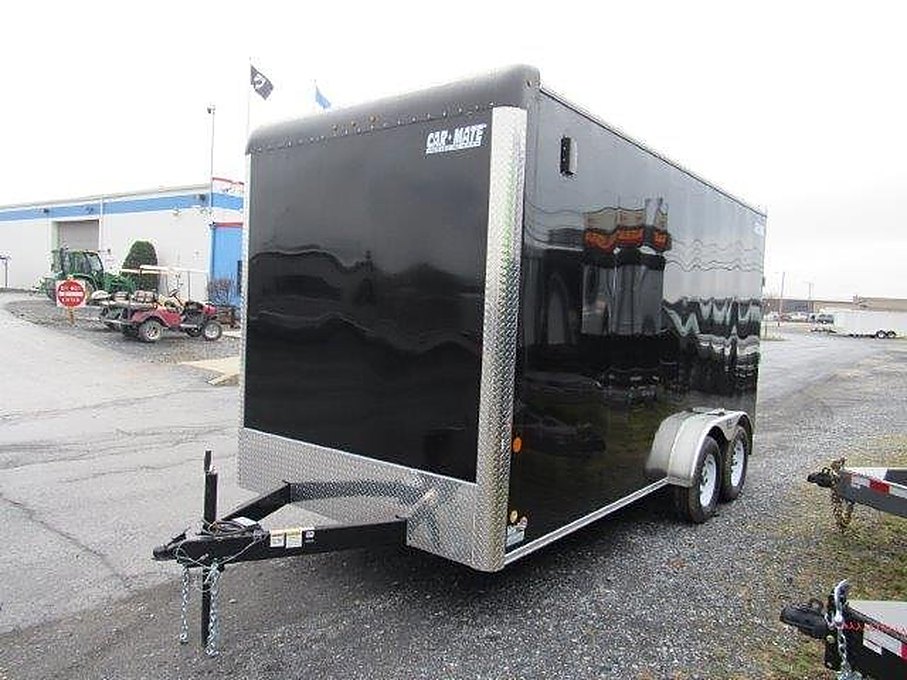 Car Mate 7 x 16 Enclosed Cargo Trailer โ 18โณ Added Height