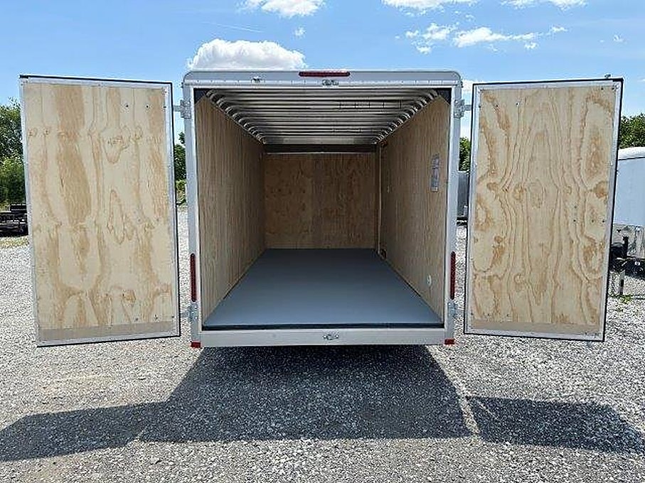 Car Mate 7 x 16 Enclosed Cargo Trailer โ Barn Doors
