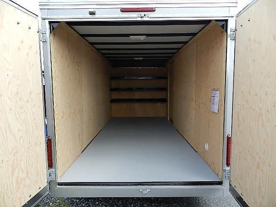 Car Mate 7 x 16 Enclosed Contractor Trailer โ 6โณ Added Height