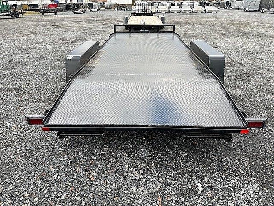 Car Mate 7 x 18 Open Car Trailer โ Full Steel Deck