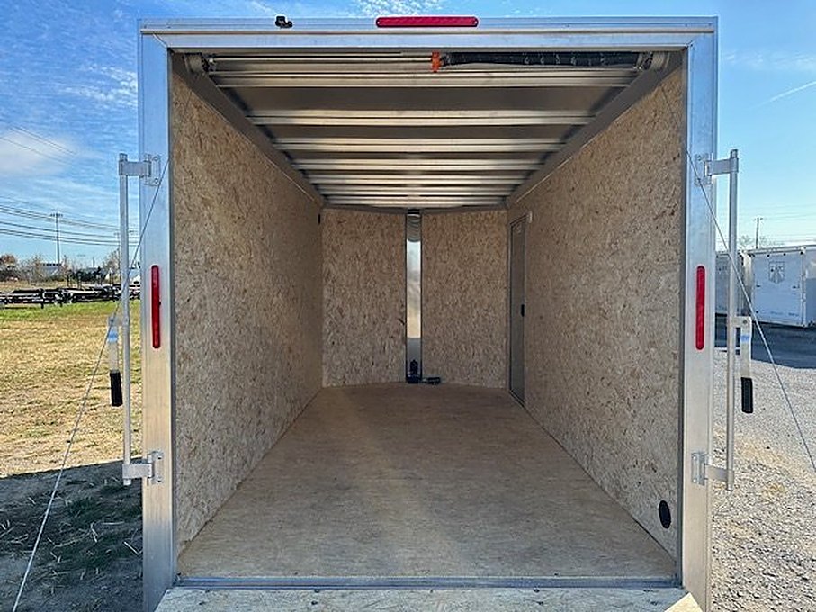 Cargo Pro 7 x 14 V-Nose Aluminum Cargo Trailer โ Ramp Door