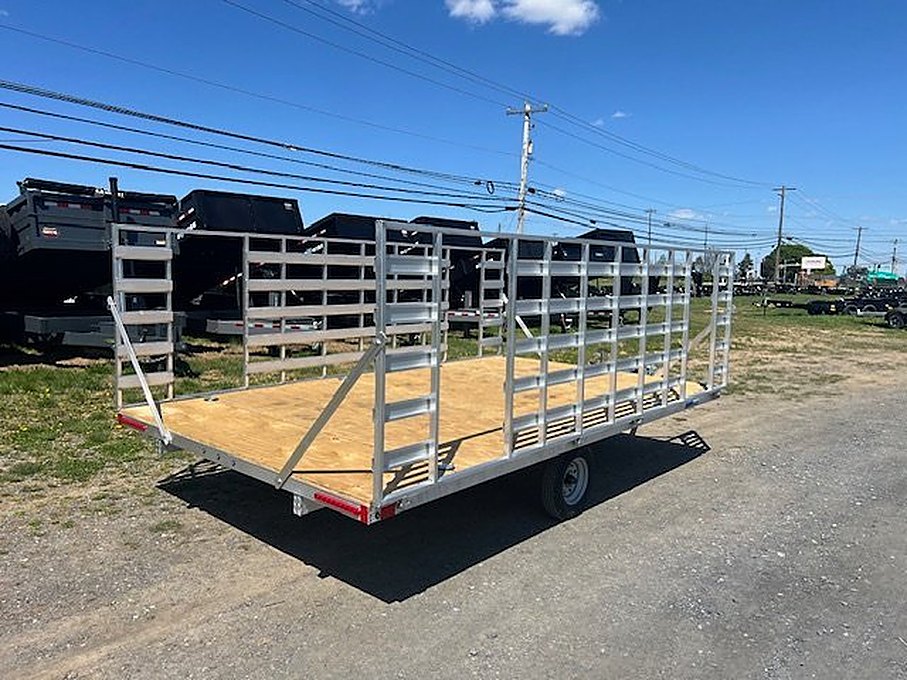 Cargo Pro 8 x 14 Aluminum ATV Trailer โ 4โฒ Aluminum Ramps