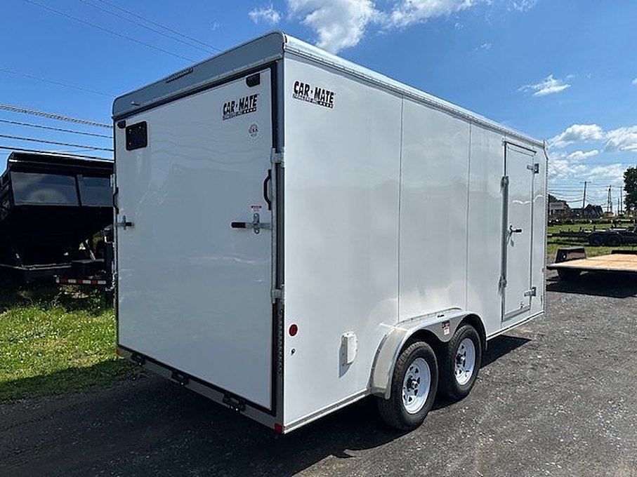 Carmate 7.5 x 16 Enclosed Cargo Trailer โ UTV Door