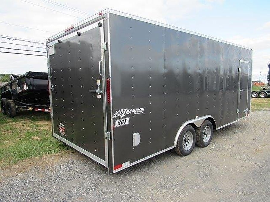 Homesteader 8.5 x 20 Enclosed 7K Car Trailer โ 6โณ Added Height