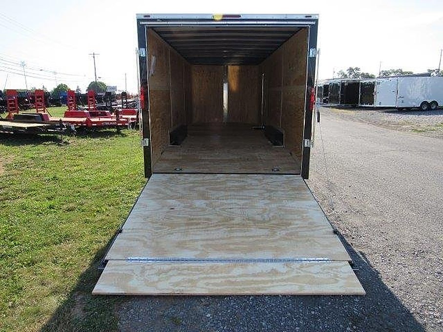 Homesteader 8.5 x 24 Enclosed V-Nose Car Trailer โ 6โณ Added Height