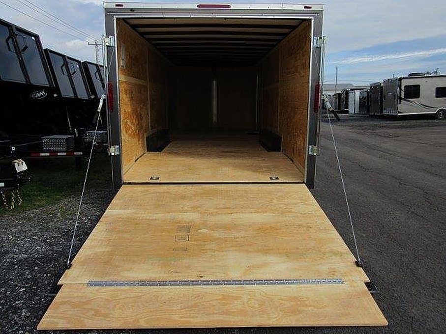 Homesteader 8.5 x 24 Enclosed V-Nose Car Trailer โ Extended Tongue